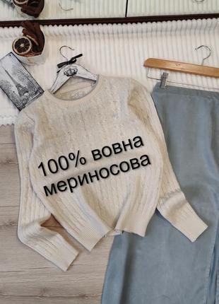 Шерстяной свитер джемпер jack wills p s