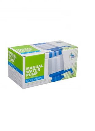 Бутыль 19 л пк с ручкой + помпа механическая голубая lilu standard plus5 фото