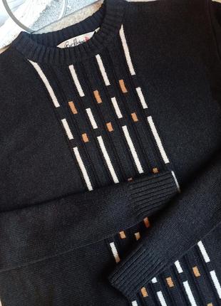 Светер double two натуральний состав вовна