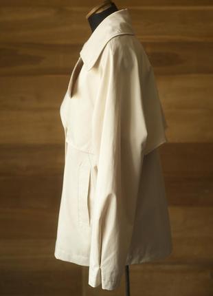 Молочна котонова куртка жіноча c&a, розмір m4 фото