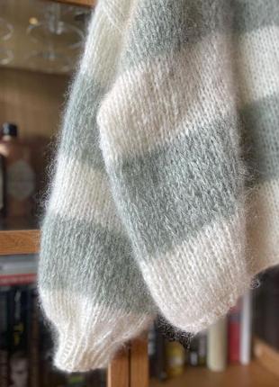 Базовий светр оверсайз з вовни альпака6 фото