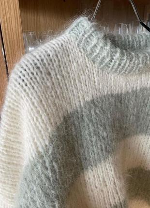 Базовий светр оверсайз з вовни альпака10 фото