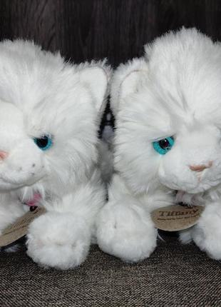 Белоснежная кошка tiffany keel toys 25 см киця, котенок, кошеня3 фото