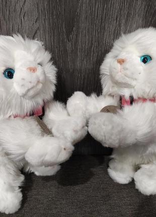 Белоснежная кошка tiffany keel toys 25 см киця, котенок, кошеня2 фото