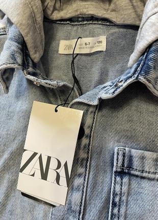 Джинсова сорочка zara8 фото