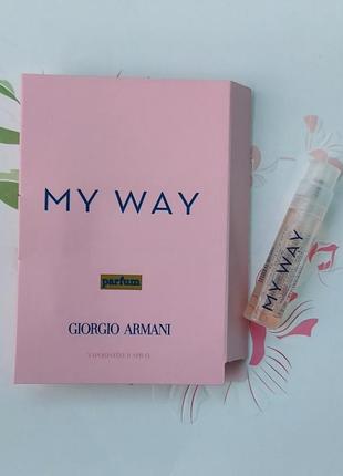 Пробник giorgio armani my way parfum2 фото