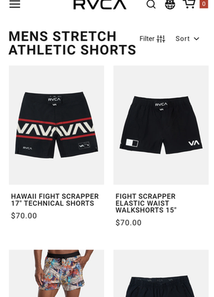 Шорты premium rvca performance stretch, size 34, легкие, комфортные, стрейчовые, полупояс 43 бедра 60 длина 532 фото