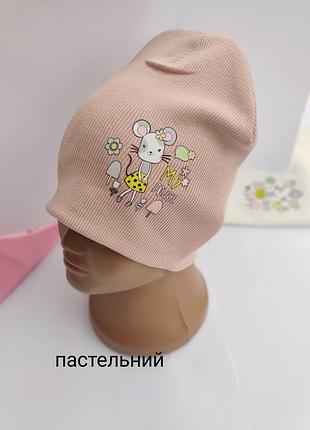 Шапочки в разных цветах3 фото