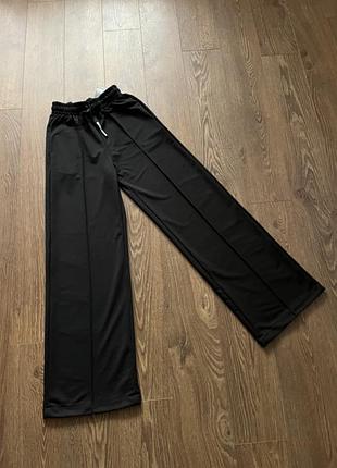 Брюки палаццо трикотажные широкие штаны