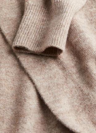 Кардиган, светр, світер, бежевий, коричневий, довгий, подовжений, h&m2 фото