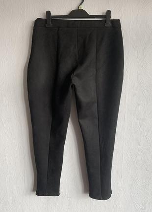Стрейчеві брюки леггінси з екозамшу4 фото