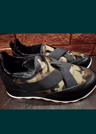 Сліпони,туфлі шкіряні kanna