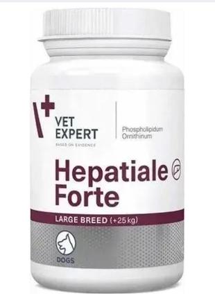 Hepatiale forte vetexpert гепатопротектор для собак крупных пород