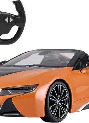 Машинка rastar bmw i8 roadster (95560) на радіокеруванні. 1:14. колір: помаранчевий