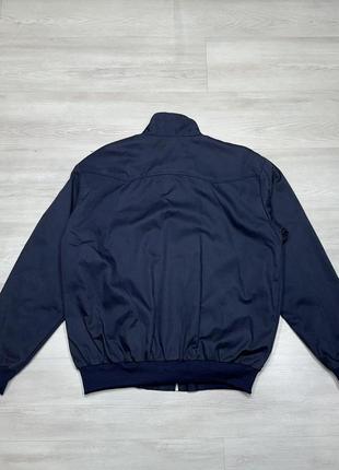 Фірмова чоловіча класична англійська синя куртка вітровка