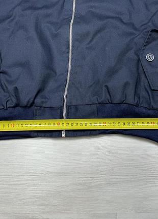 Фірмова чоловіча класична англійська синя куртка вітровка
