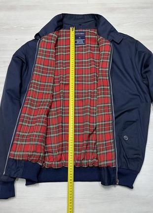 Фірмова чоловіча класична англійська синя куртка вітровка