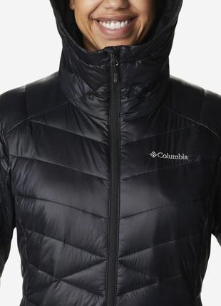 Куртка утеплена жіноча columbia joy peak™ hooded jacket (1982671clb-010)6 фото