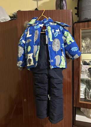Дитячий зимовий комбінезон із курткою