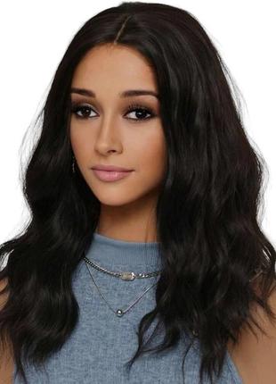 Перука шоколадна хвиляста brown, термоволокно xouje