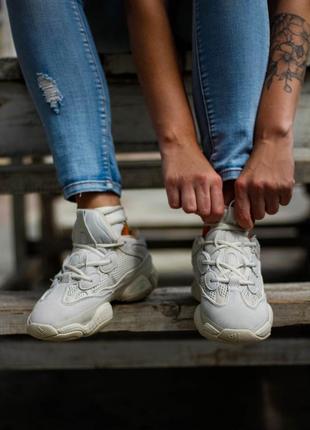 Adidas®️ yeezy boost 500 blush кроссовки адидас серого цвета (36-45)3 фото