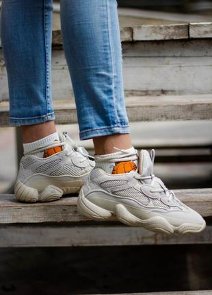 Adidas®️ yeezy boost 500 blush кросівки адідас сірого кольору (36-45)