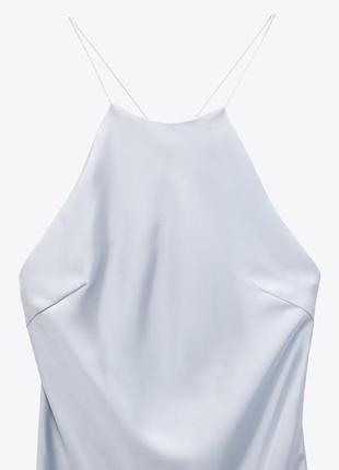 Сатинова сукня zara xs 34 s 36