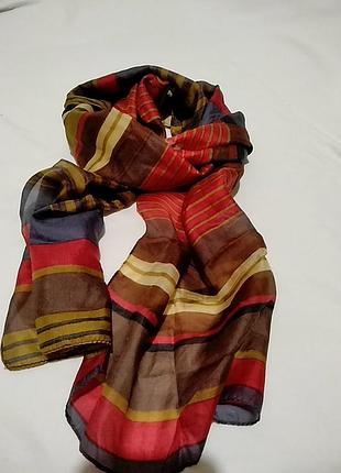 Accessories. шовковий шарф 33х148
