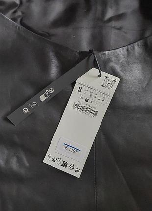 Платье из натуральной кожи zara & steven meisel р.s