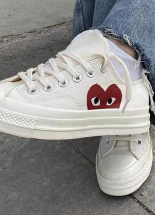 Converse cdg low beige 36