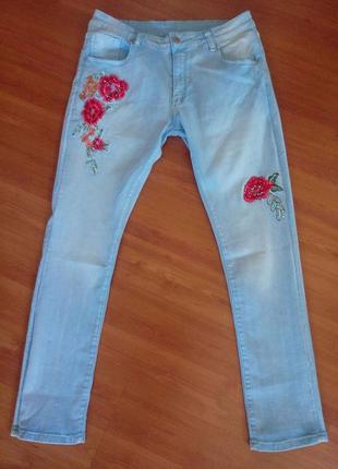 Дуже круті джинси з вишивкою