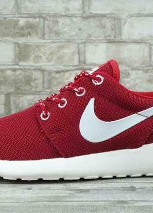 Nike roshe run bordo white