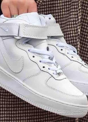 Nike air force winter white мех