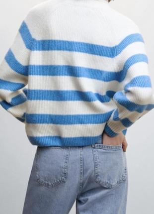 Вязаный свитер зимний женский mango