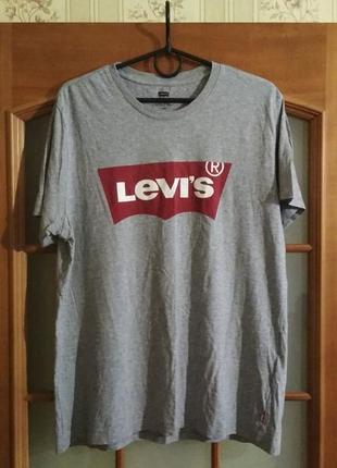 Мужская футболка levis levi's (m-l) оригинал