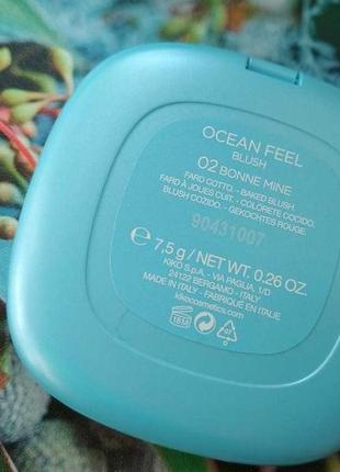 Kiko milano ocean feel blush 02 bonne mine6 фото