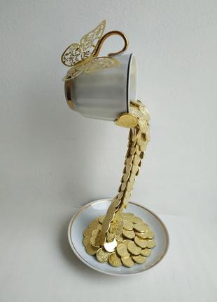 Сувенір декор статуетка подарунок  монети сувенир подарок монеты статуэтка