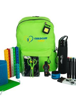 Тревожный рюкзачок xoko childcare для детей и подростков green4 фото