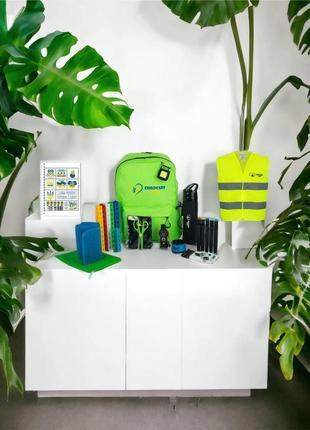 Тревожный рюкзачок xoko childcare для детей и подростков green6 фото