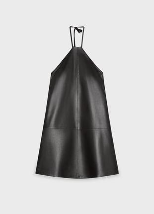 Zara&steven meisel сукня із натуральної шкіри4 фото
