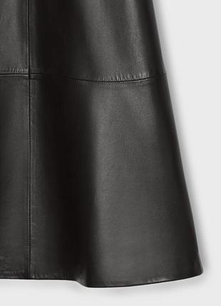 Zara&steven meisel сукня із натуральної шкіри9 фото