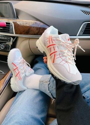 Стильные женские кроссовки asics gel-sonoma 15-50 airbag white cayenne белые4 фото