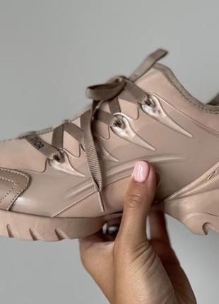 Dior d-connect sneaker beige