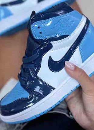 Jordan  1 retro high patent blue