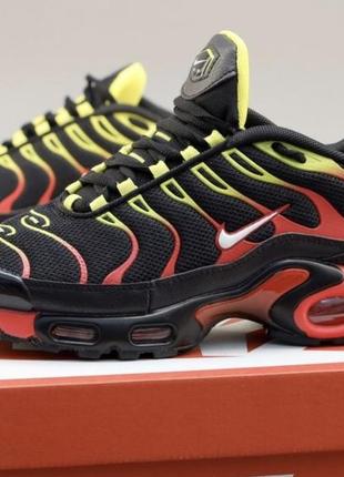 Nike air max plus tn black red yellow white 41