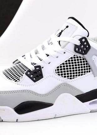 Jordan retro 4 white black 36