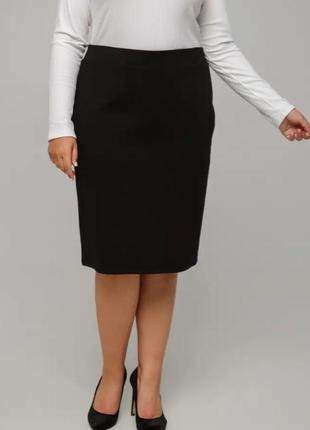 Женская классическая юбка миди карандаш,в размере 48-502 фото