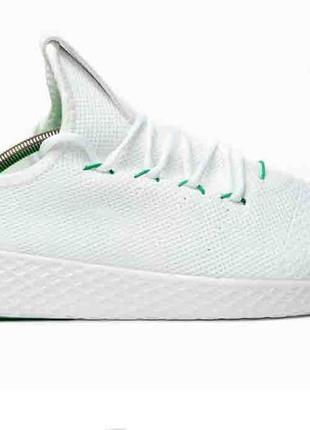 Adidas pharrell williams tennis hu  white green