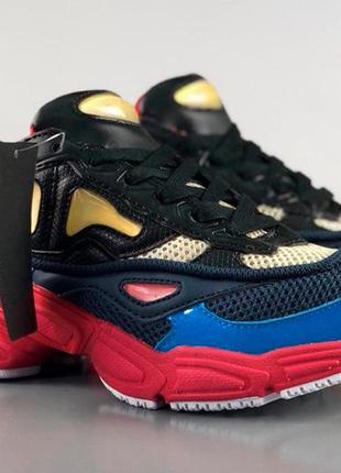 Adidas raf simons ozweego ii black red1 фото