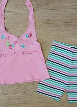 Летняя одежда для девочки/ шортики+ майочка